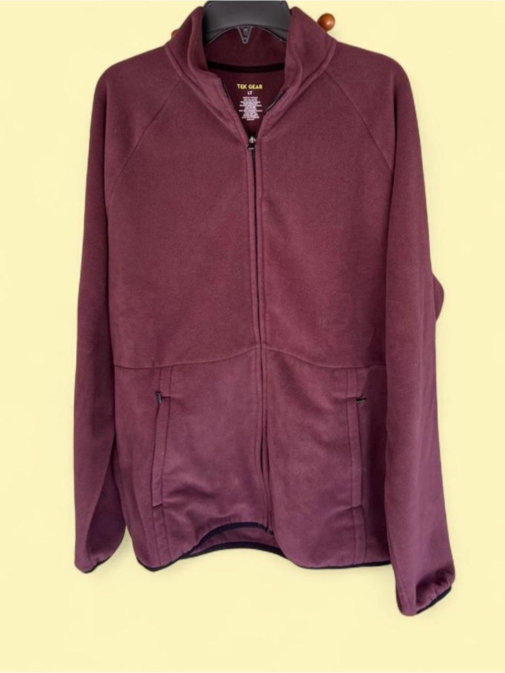 Tek Gear Women's Plum/Burgundy  Full-Zip Micro-fleece Jacket